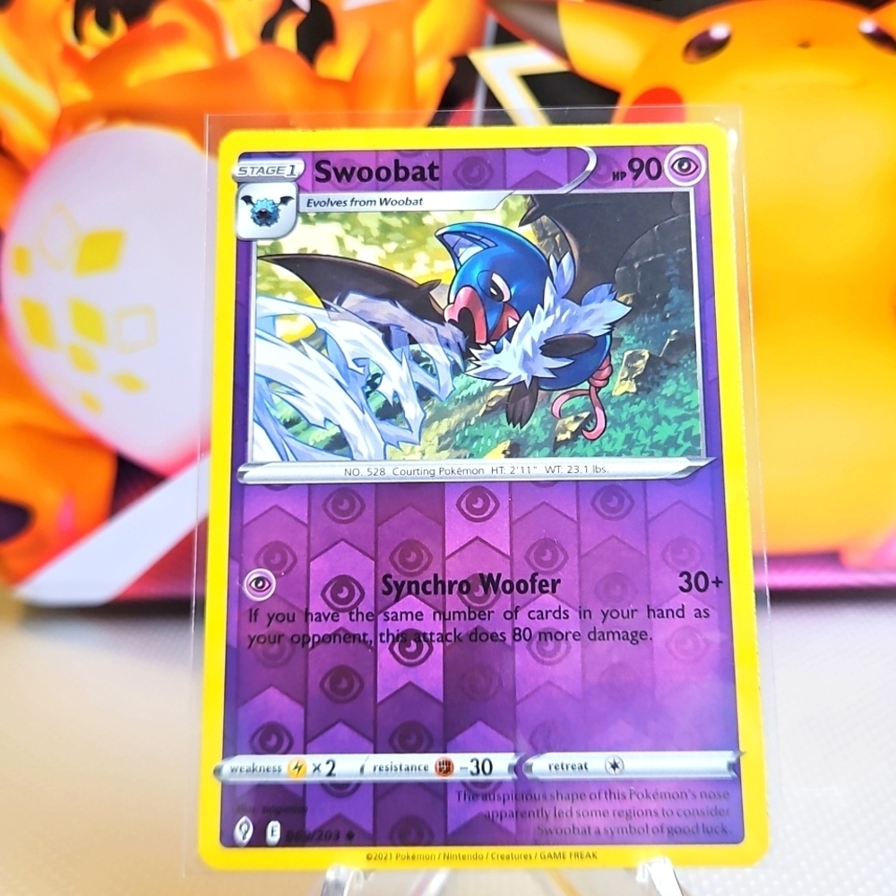 Swoobat 069/203 Pokémon TCG Reverse Holo Rare